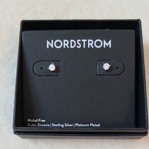 Nordstrom Sterling Silver Zirconia Earrings